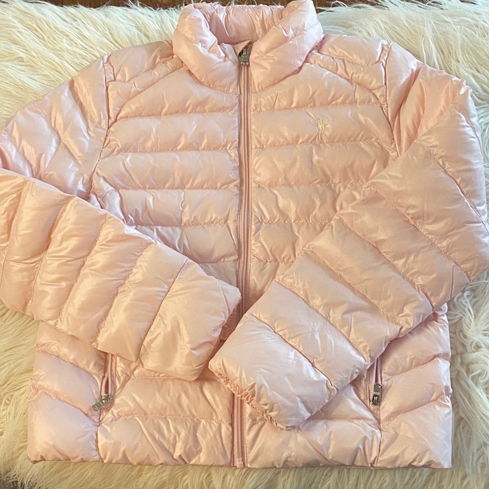POLO RALPH LAUREN girl Pink Puffer Jacket